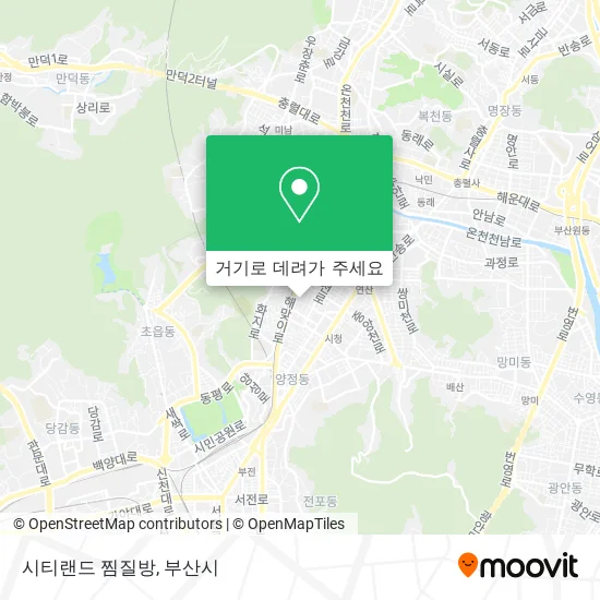 시티랜드 찜질방 지도