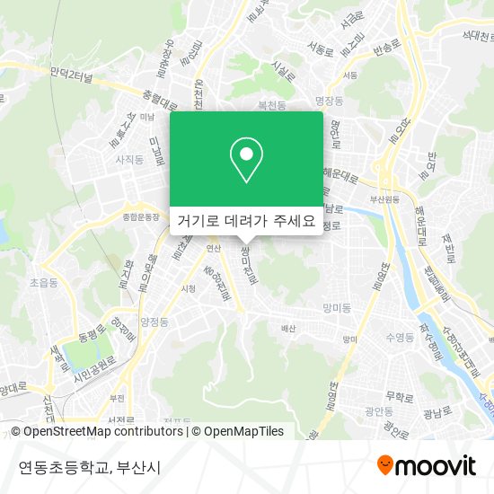 연동초등학교 지도