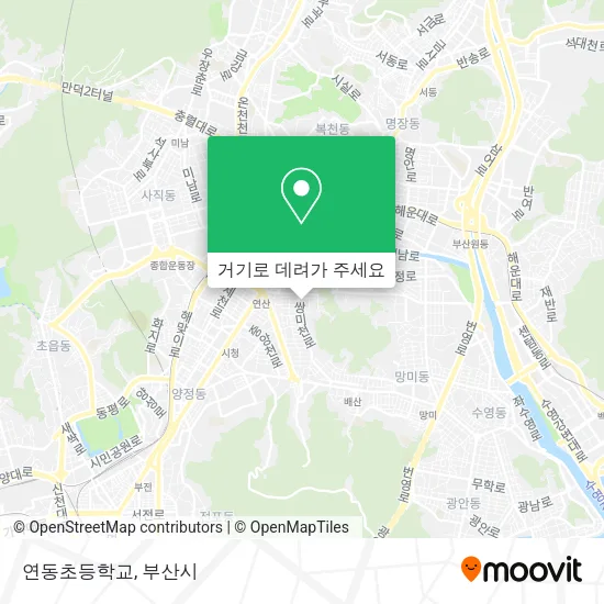 연동초등학교 지도