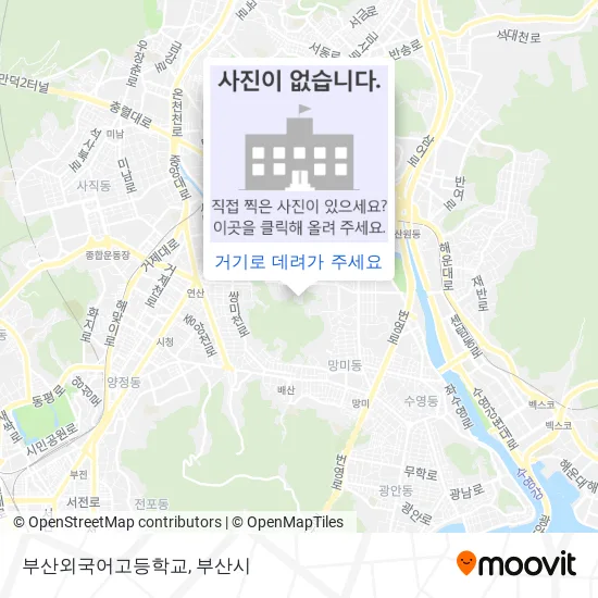 부산외국어고등학교 지도