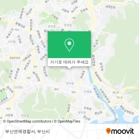 부산연제경찰서 지도