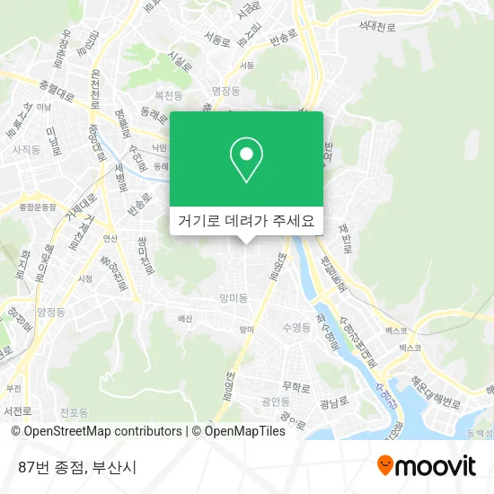 87번 종점 지도