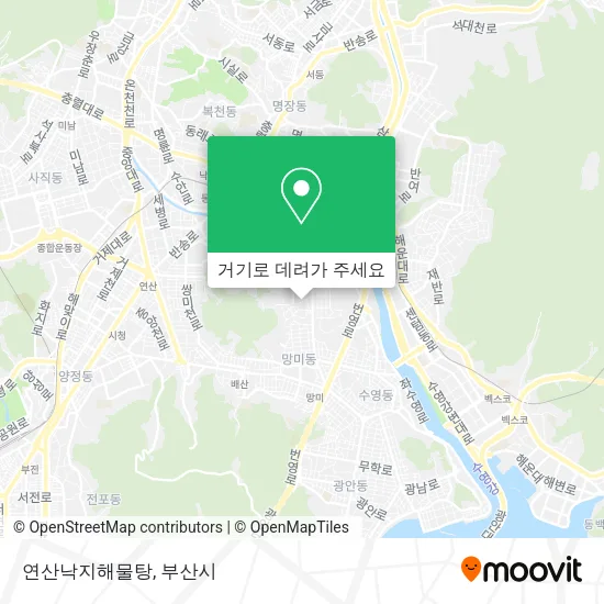 연산낙지해물탕 지도