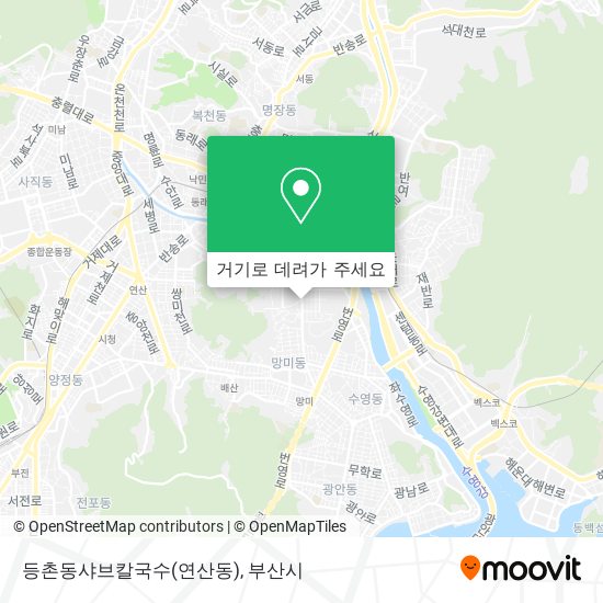 등촌동샤브칼국수(연산동) 지도