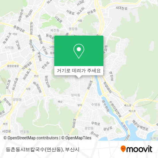 등촌동샤브칼국수(연산동) 지도