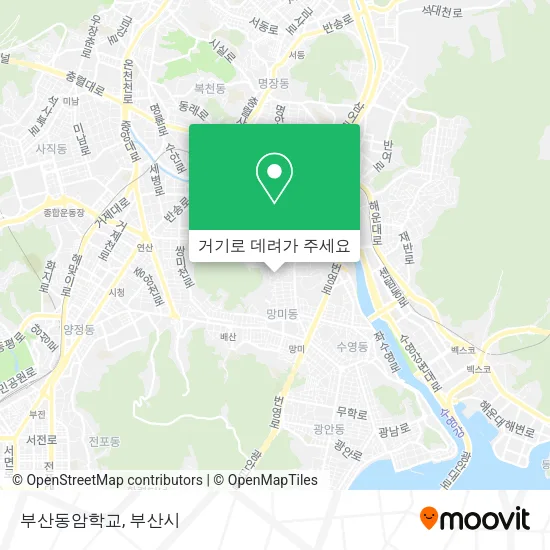 부산동암학교 지도