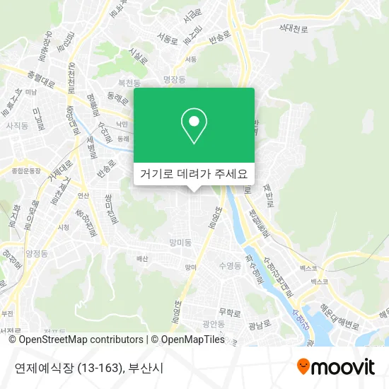연제예식장 (13-163) 지도