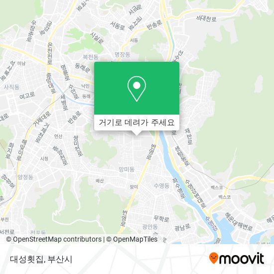 대성횟집 지도