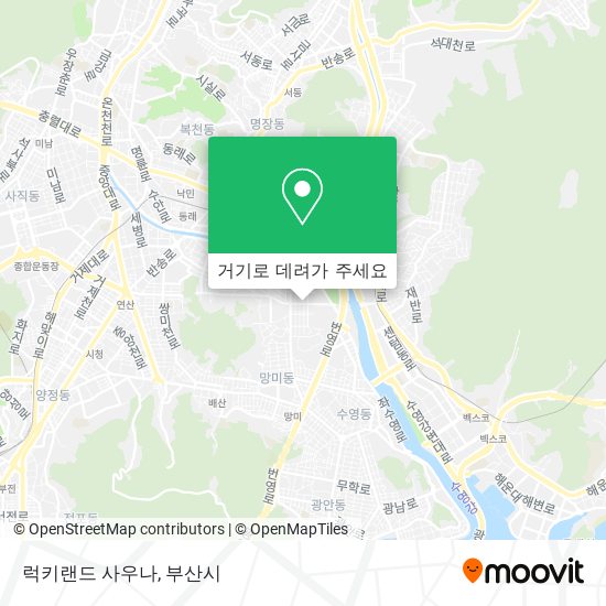 럭키랜드 사우나 지도