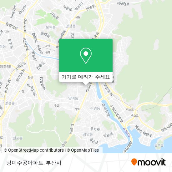 망미주공아파트 지도