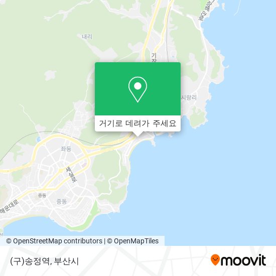 (구)송정역 지도