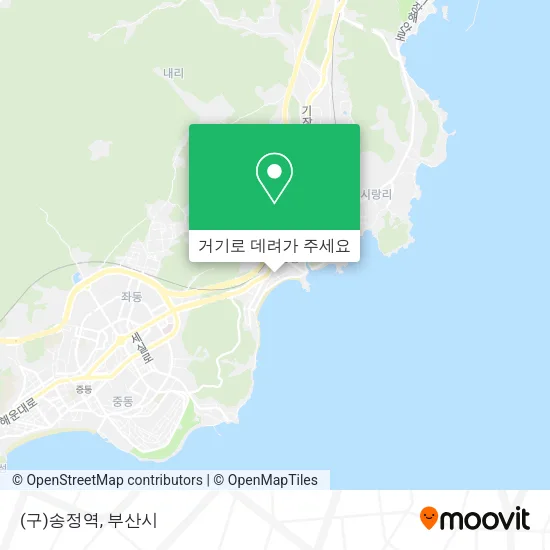 (구)송정역 지도