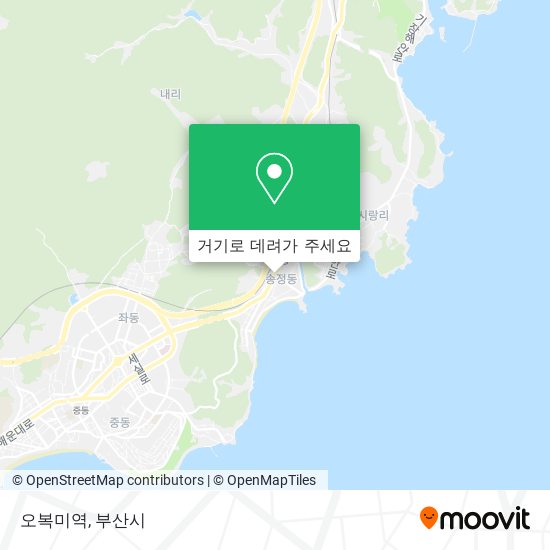 오복미역 지도
