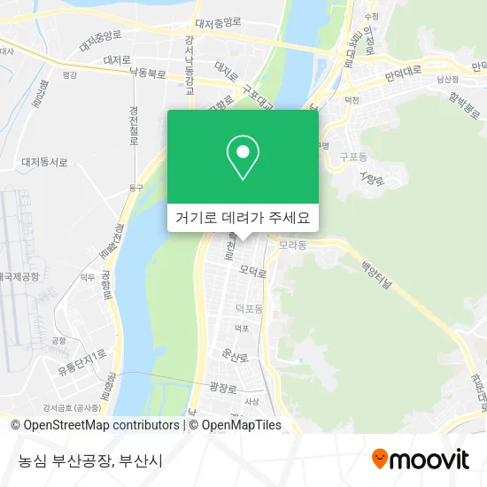 농심 부산공장 지도
