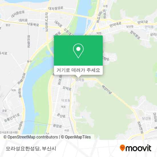 모라성요한성당 지도