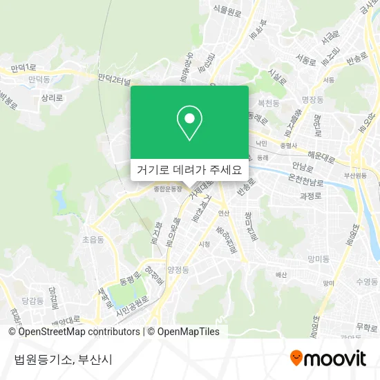 법원등기소 지도