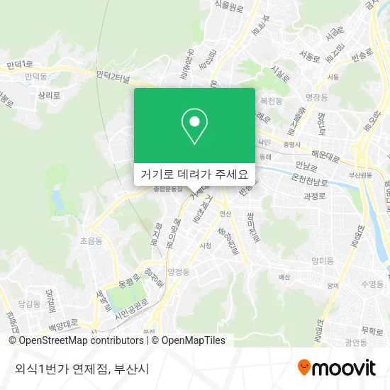 외식1번가 연제점 지도