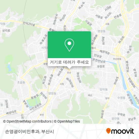 손영광이비인후과 지도