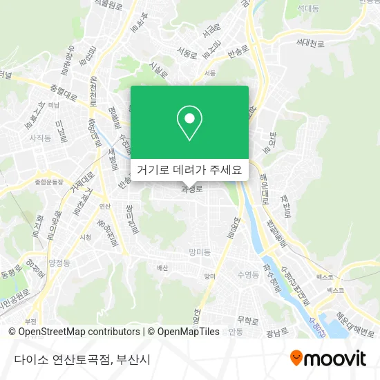 다이소 연산토곡점 지도