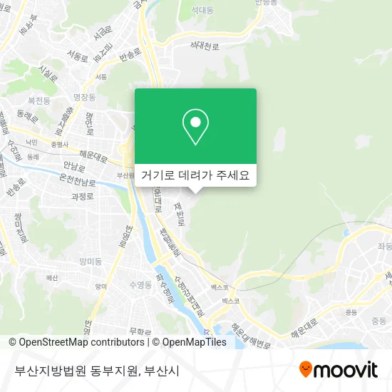 부산지방법원 동부지원 지도