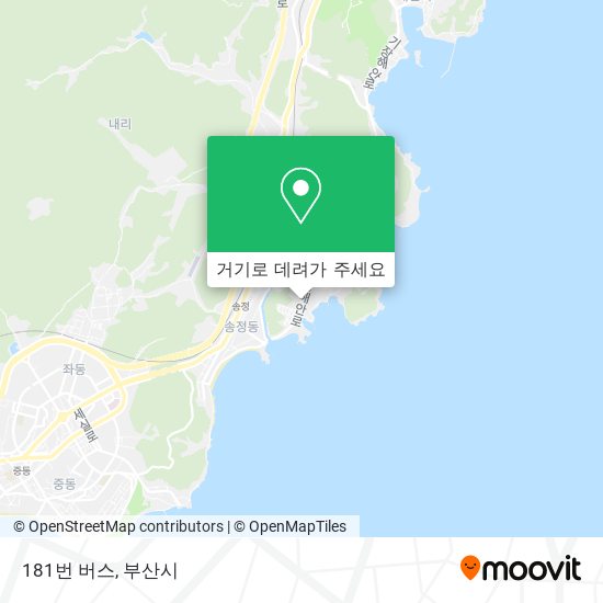 181번 버스 지도