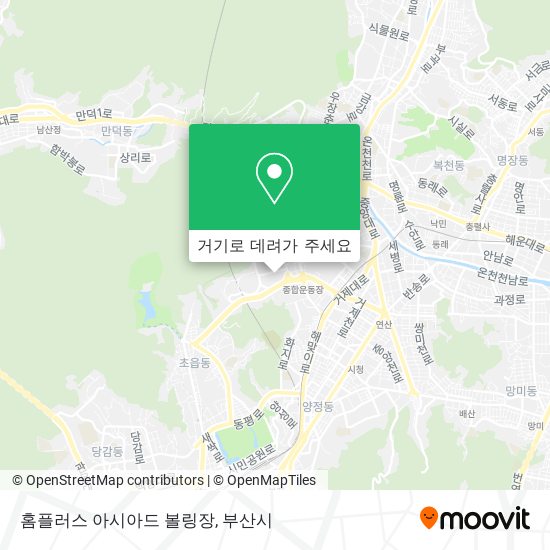 홈플러스 아시아드 볼링장 지도