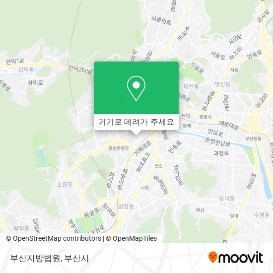 부산지방법원 지도