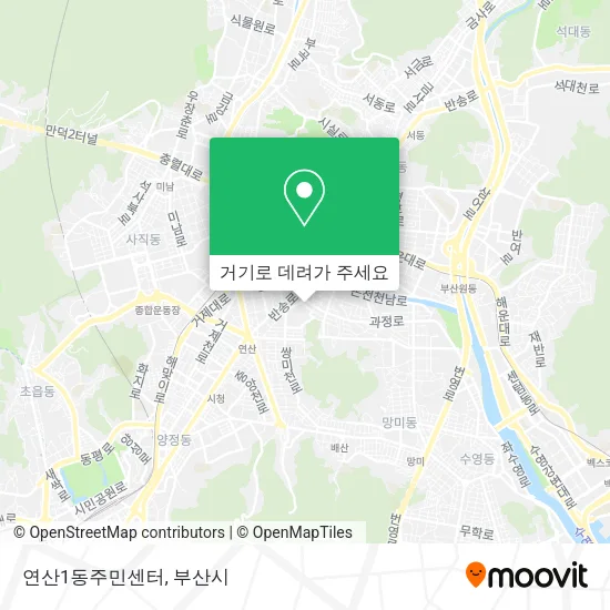 연산1동주민센터 지도