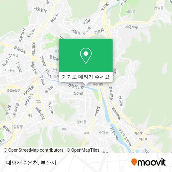 대영해수온천 지도