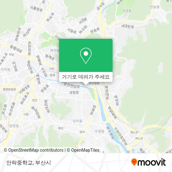 안락중학교 지도
