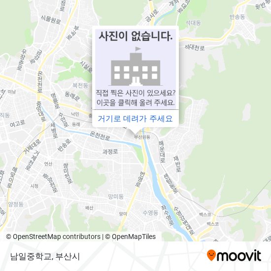 남일중학교 지도