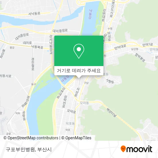 구포부민병원 지도