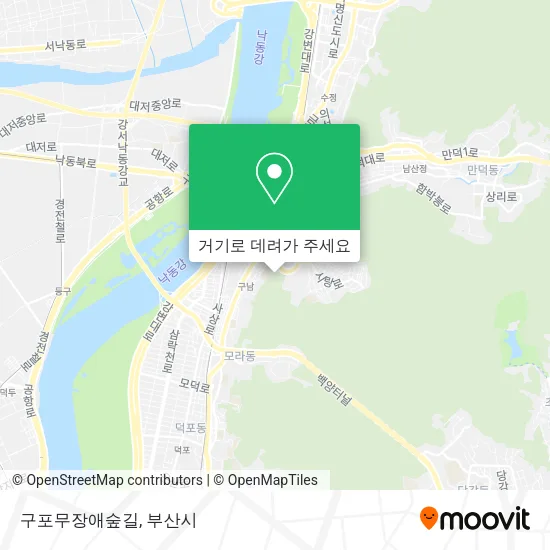 구포무장애숲길 지도