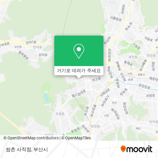 쌈촌 사직점 지도