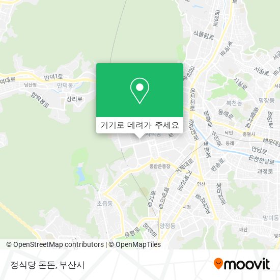 정식당 돈돈 지도