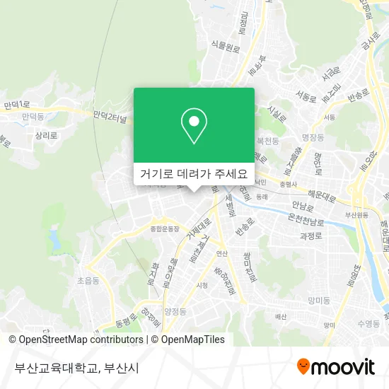 부산교육대학교 지도