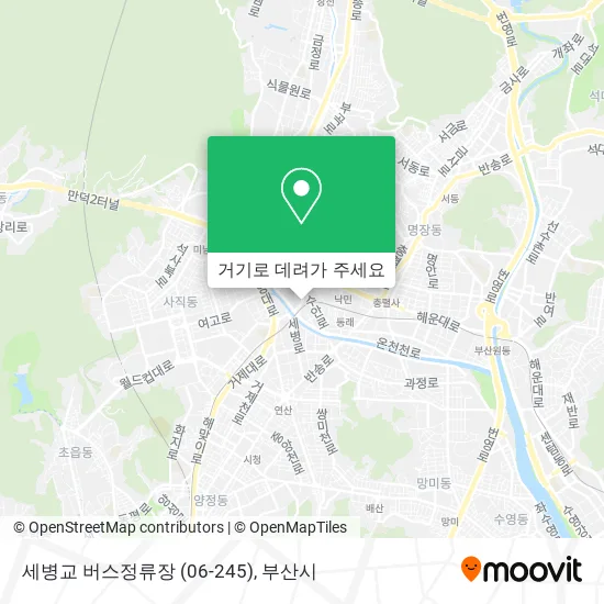 세병교 버스정류장 (06-245) 지도