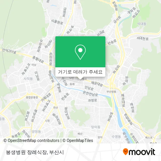 봉생병원 장례식장 지도