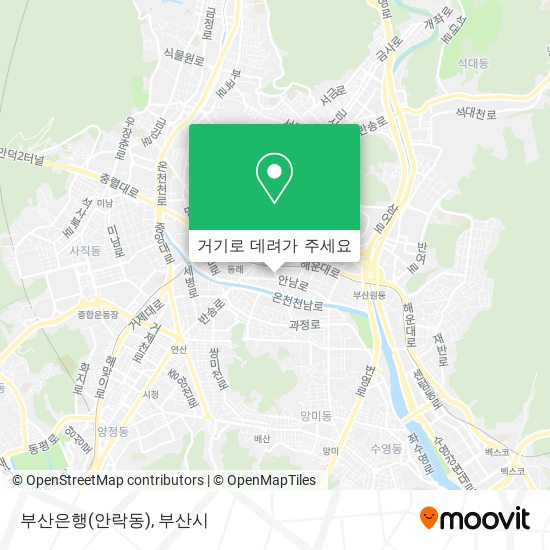 부산은행(안락동) 지도
