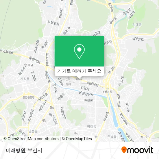 미래병원 지도