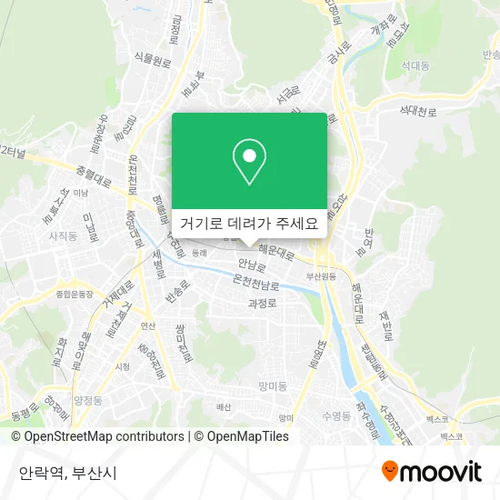 안락역 지도