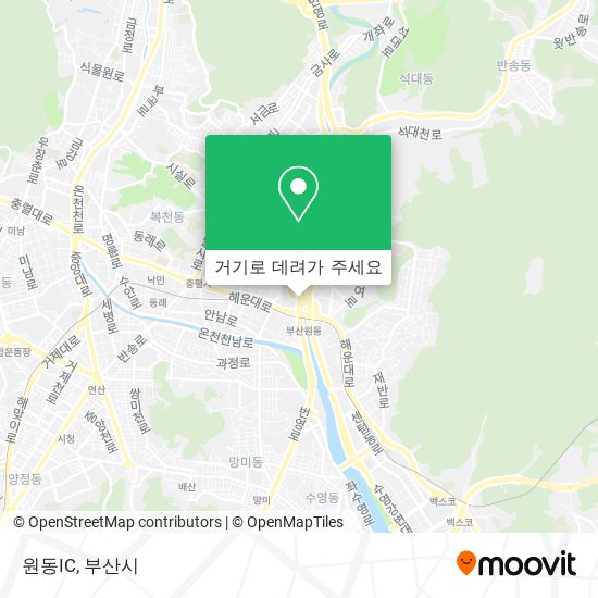 원동IC 지도