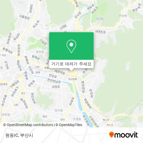 원동IC 지도