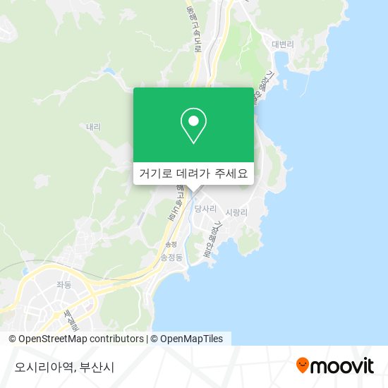 오시리아역 지도