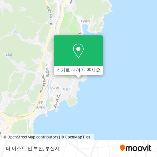 더 이스트 인 부산 지도