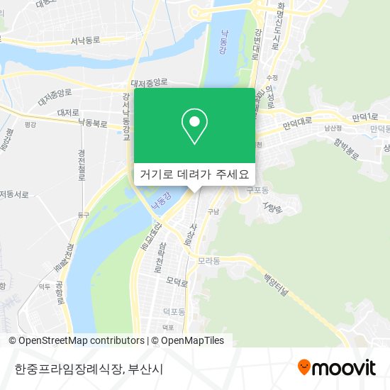 한중프라임장례식장 지도