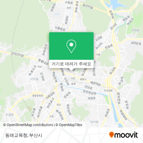 동래교육청 지도