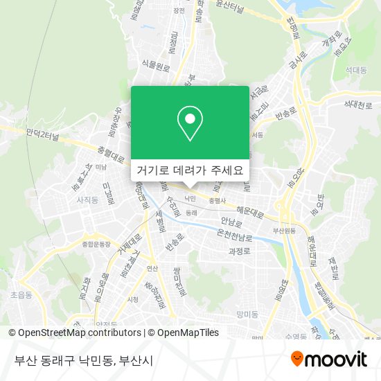 부산 동래구 낙민동 지도