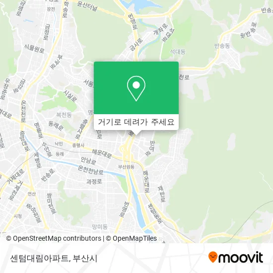 센텀대림아파트 지도
