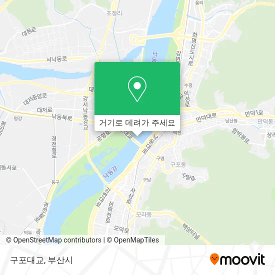 구포대교 지도